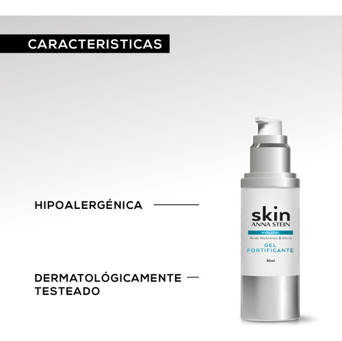 Imagen 2 de 4 de Gel Skin Hyalusil Filler Fortificante Y Reconstit Anna Ste