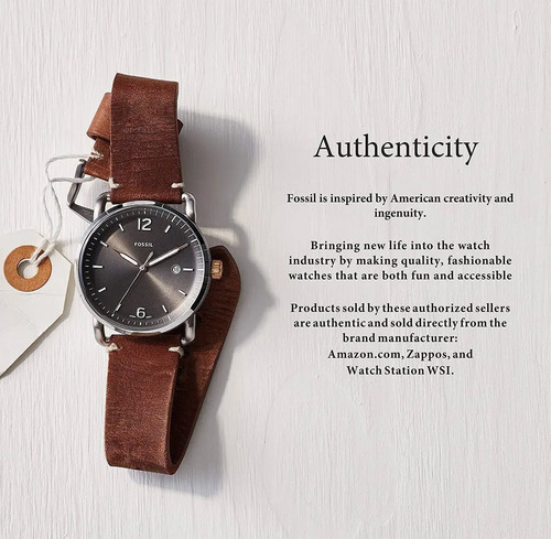Reloj Fossil Hombre Cuarzo Cronógrafo De Acero Inoxidable De | Cuotas sin  interés
