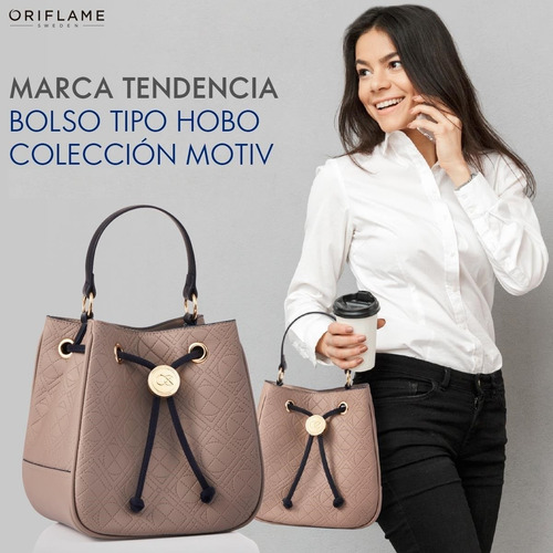 Imagen 3 de 5 de Bolsa Para Dama, Hobo, Colección Motiv, Oriflame Exclusiv