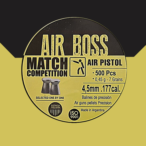 Imagen 2 de 9 de Balines Apolo Match Competition X500 4.5 Mm Aire Comprimido