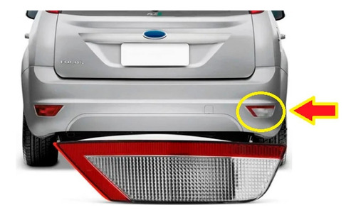 Faro Trasero Antiniebla Ford Focus 2011 2012 2013 Derecho