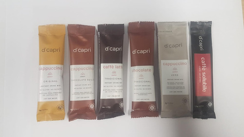 50un Cappuccino, Café, Chocolate Sache 10g Dicapri Sortidos