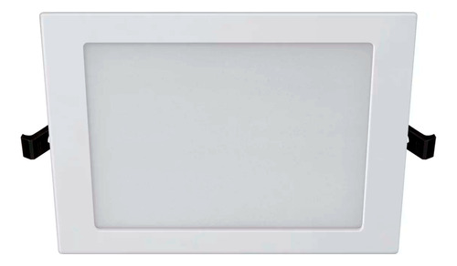 Kit X12 Plafón Led Philips Dl252 Cuadrado Embu. 18w Luz Fría