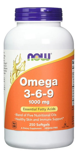 Omega 3 -6-9 Marca Now Made In Eeuu 