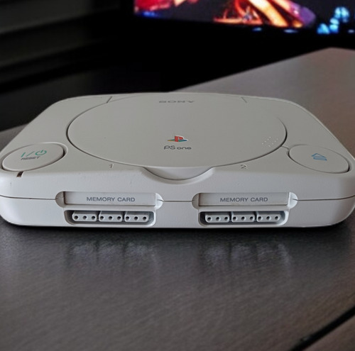Playstation 1 Completo - Ps1 Slim - Psone - Ps1 - Controles Bluetooth Branco