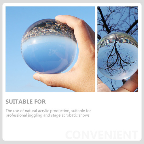Herramienta De Malabares Con Forma De Bola Transparente Cont