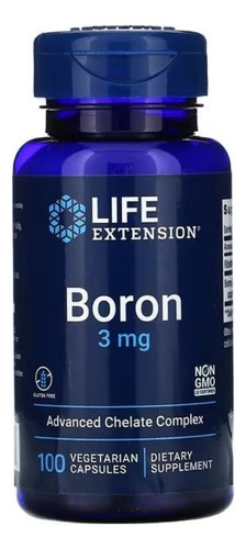 Boron 3 Mg Quelado Con Vitamina B12 Riboflavina Sin Sabor
