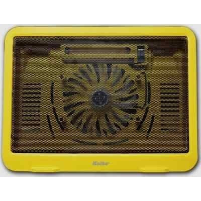 Base C/ Cooler Suporte Notebook Cooler 140x140 Amarelo