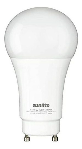 Focos Led - Sunlite 88255 Led A19 Light Bulb 12 Watts (75w E