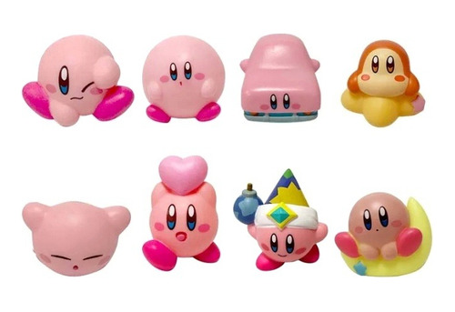 Kirby Y La Tierra Olvidada Colección 8 Figuras En Bolsa 