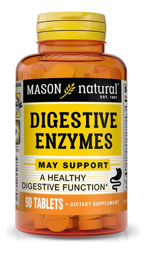 Digestive Enzymes X 90 Tabletas - Mason Naturals