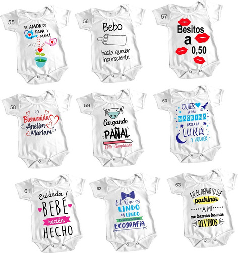 Bodys Bebes Mamelucos Diseño Personalizado Mercadolibre