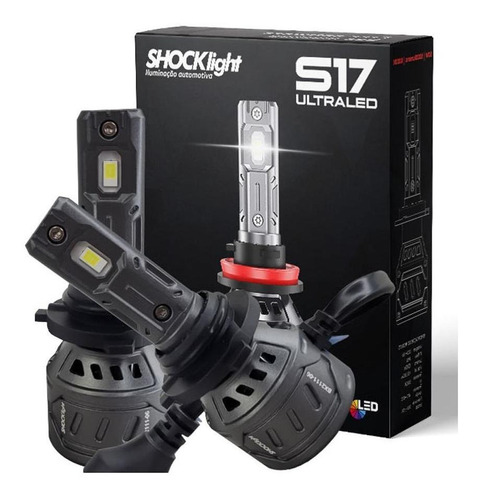 Kit Lampada Ultra Led S17 Encaixe Hb4 6000k 10000 Lumens