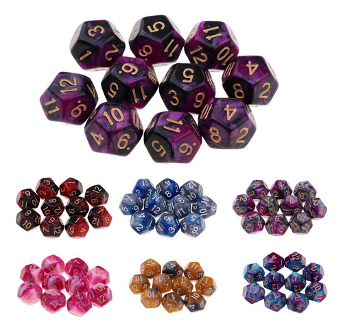 Dados De Juego De Rol 5 Piezas