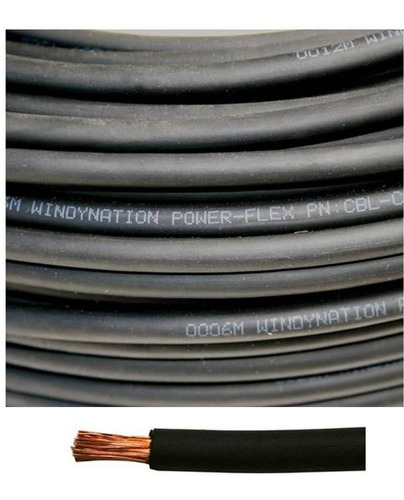 6 De Calibre 6 Awg 25 Pies Batería De Soldadura Negro ...