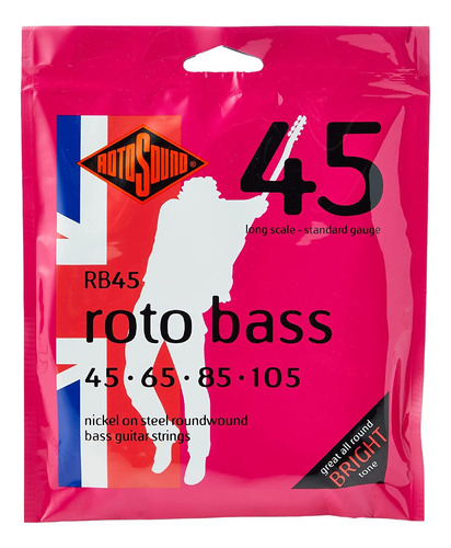 Encordado Bajo Eléctrico Roto Bass Rotosound 40 45 50 Cuo