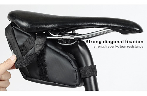 Imagen 5 de 9 de Bolsa Sillín Impermeable Bolsa Trasera Bicicleta Asiento