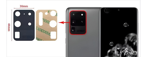 Cristal Lente Camara Compatible Con Samsung S20 Ultra G988