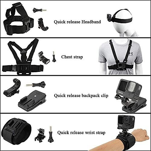 Imagen 3 de 6 de Juego De Accesorios Para Gopro Hero 11/10/9/8/7/6/5/4, Nuevo