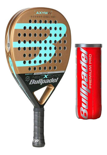 Paleta Pádel Bullpadel Axym Woman + Tubo 3 Pelotas - Rex