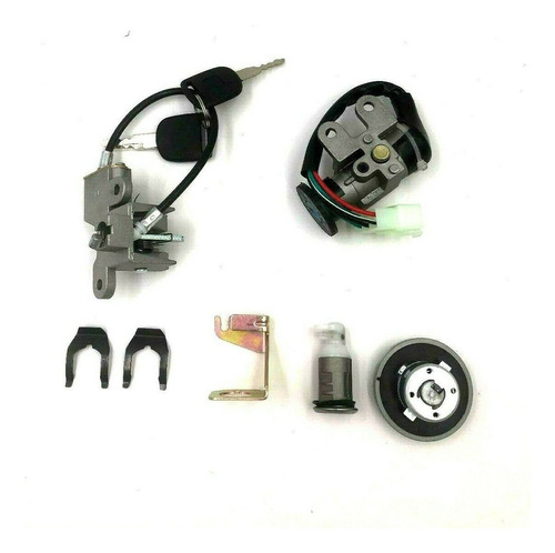 Gy6 50cc Ignition Switch Key Lock Gas Tank Cap Set For S Jjb