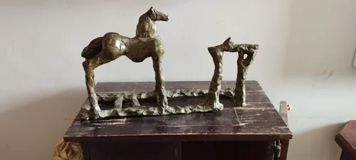 comprar Enrico Armas Escultura Caballo Bronce 
