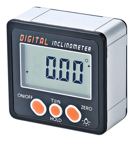Inclinómetro Digital 0-360° Transportador Electrónico Alu