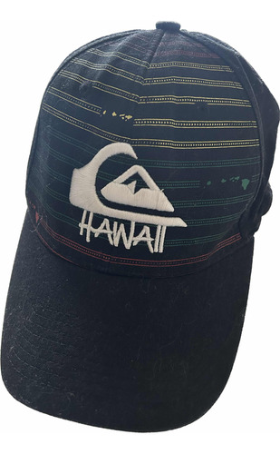 Gorra Cap Negra Quiksilver Hawaii