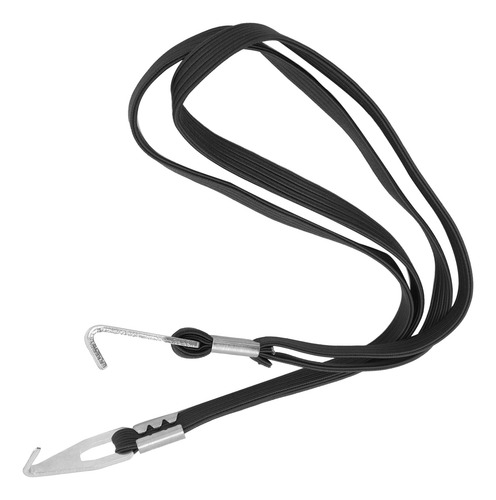Cuerda Elástica Para Bicicleta, 2 Ganchos, Negra, Negra, Par