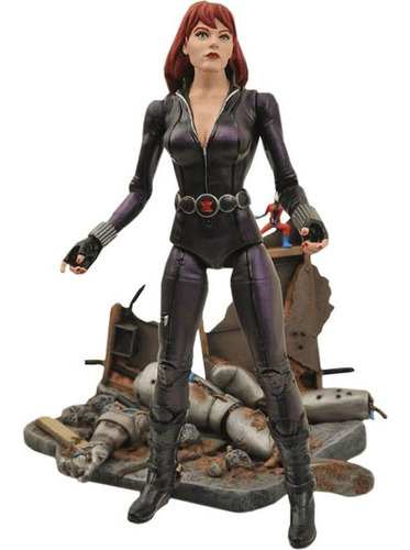 Boneco Black Widow Viuva Negra Marvel Select The Avengers