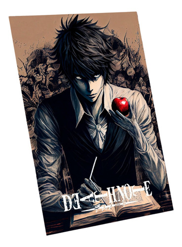 Poster Mural Hd  Full Color - Death Note - Manzana