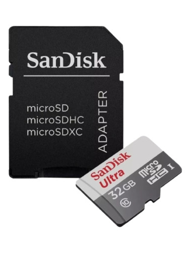 Memoria Micro Sd Sandisk Ultra 32gb 100m/s Full Hd Video !!!