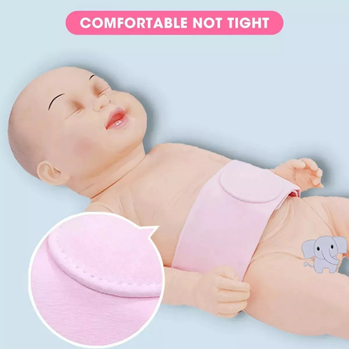 Cinturón De Hernia Umbilical Para Bebés Con Ombligo, 2 Unida