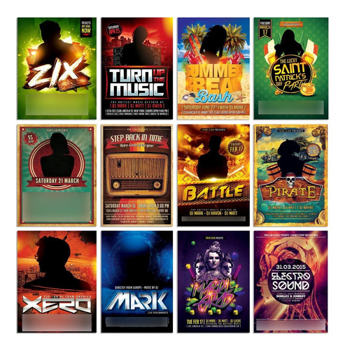 1000 Flyers Psd Editáveis Para Photoshop- Psd