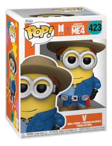 ¡funko Pop! Rocks: Minions X Bts - V - Bts +