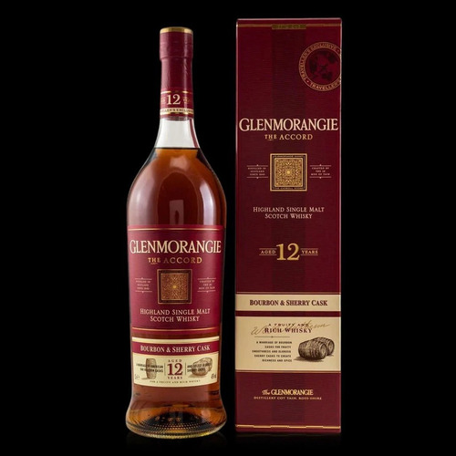 Imagen 5 de 7 de Whisky Glenmorangie 12 Años The Accord 1000ml En Estuche