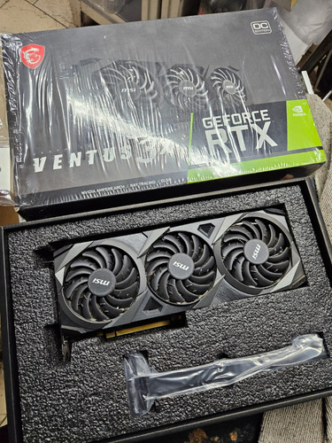 Placa De Video Msi Ventus Geforce Rtx 3080 Ventus 3x 10g Oc (Usado)
