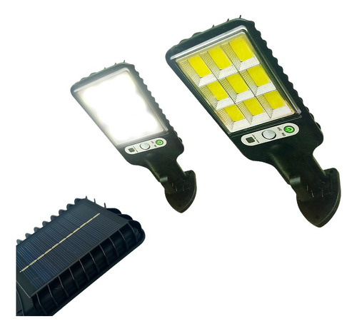 Lámpara Solar Led Pared Sensor Movimiento Intensidad Smart
