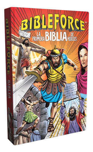 Biblia Grande Acción. Comic Antiguo Nuevo Testamento Heroes