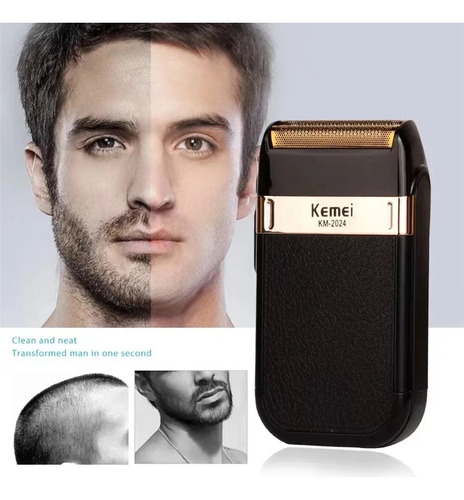 Afeitadora Eléctrica Kemei Para Barba Profesional Resistente