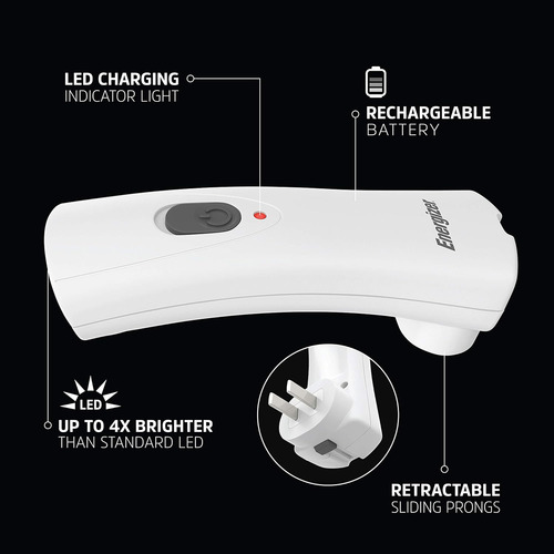 Linterna Led Compacta Recargable - Luz De Emergencia