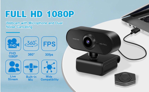 Imagen 7 de 7 de Cámara Web Hd 1080p Con Micrófono