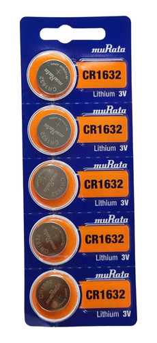 Pilas Baterías Cr1632 3v Alcalinas Pack Blíster X5 Lithium