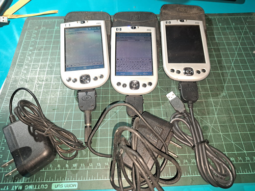 3 Ipaq Rx1950 Com Cabo (2 Funcionando) (Usado)