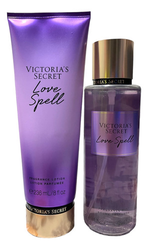 Pack Body Mist Y Loción Love Spell Victoria's Secret 250 Ml
