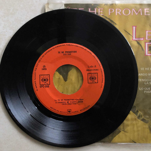 Leo Dan Ep Te Eh Prometido (Usado)