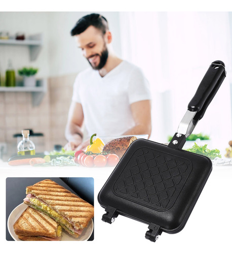 Molde Para Hornear Sándwiches De Doble Cara, Molde Para Desa