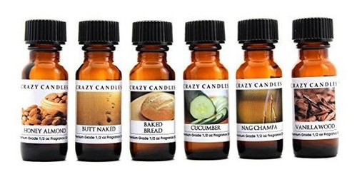 Aromaterapia Aceites - 6 Bottles Set (made In Usa) Honey Alm