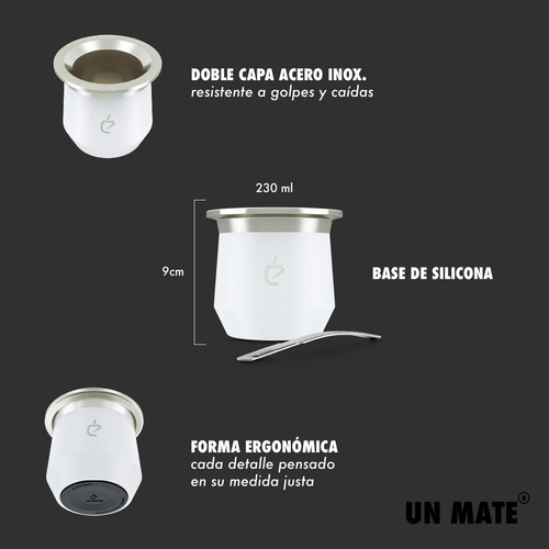 Imagen 5 de 9 de Un Mate - Perla White + Bombilla