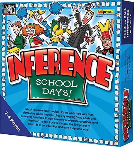 Edupress Inference School Days Game, Blue Level Ox5ct